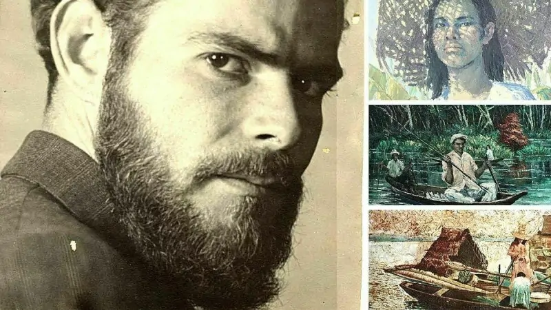 Họa sĩ và nhà văn César Calvo de Araújo