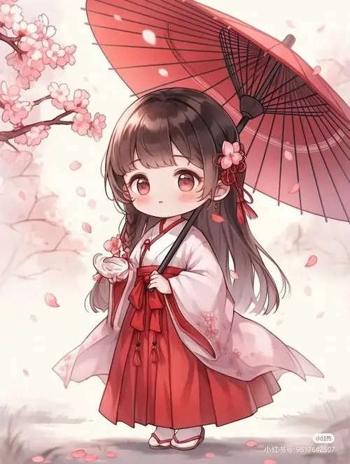 199 Hình Ảnh Chibi Nữ Cute với má hồng gương mặt dễ thương tỷ lệ siêu lùn tạo nên sức hút riêng