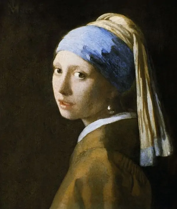 Cô gái đeo hoa tai ngọc trai, không phải tác phẩm của Leonardo