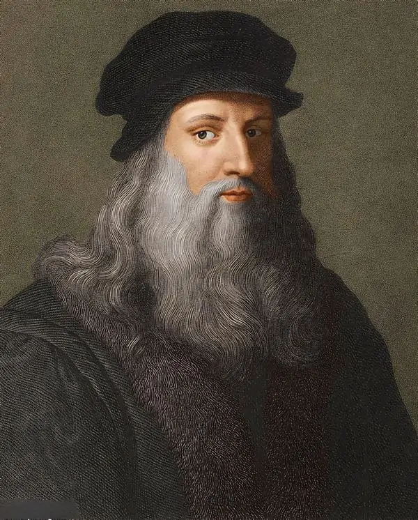 Chân dung Leonardo da Vinci, khả năng là tranh minh họa hoặc phục dựng sau này