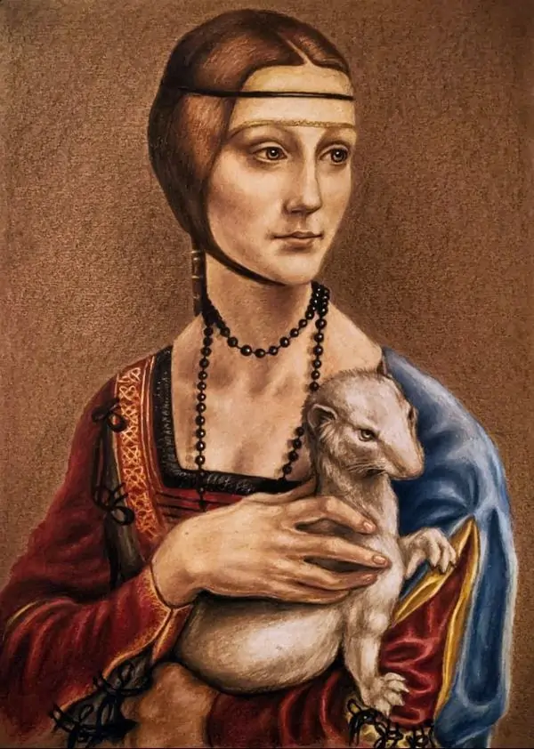 Quý bà với chồn ermine