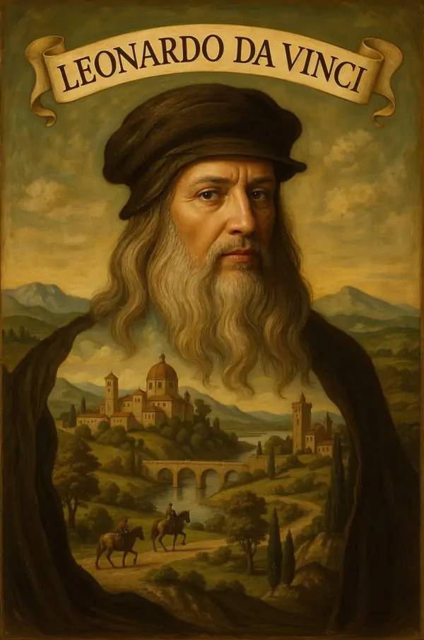 Chân dung Leonardo da Vinci, khả năng là tranh minh họa hiện đại