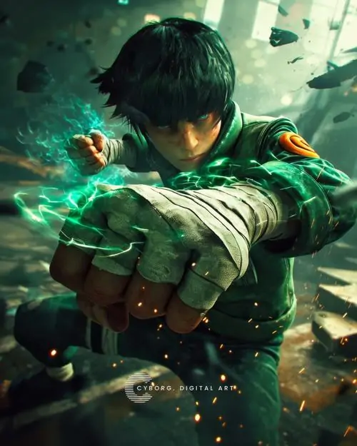 Khám phá 59 Hình Ảnh Rock Lee ngầu với lông mày rậm, bộ đồ xanh và ý chí vượt giới hạn