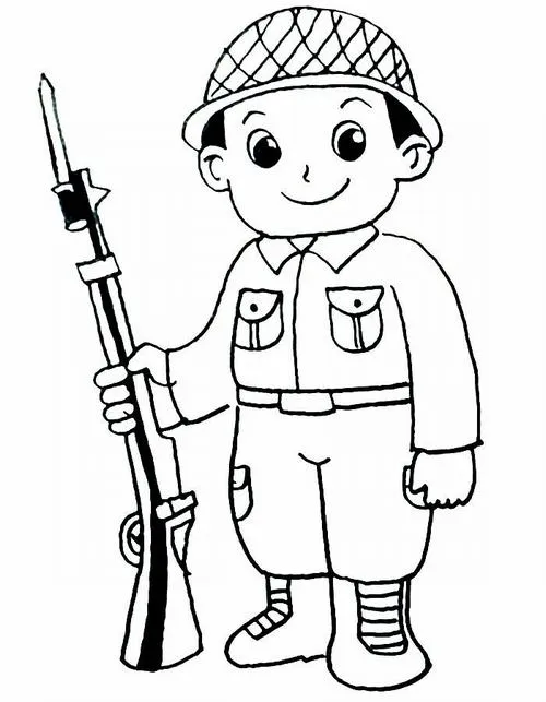 Bản vẽ người lính cụ Hồ đứng hiên ngang giữa cánh đồng cỏ, đôi bàn tay cầm chắc súng trường mang vẻ đẹp mộc mạc, giản dị và rất ấm áp.