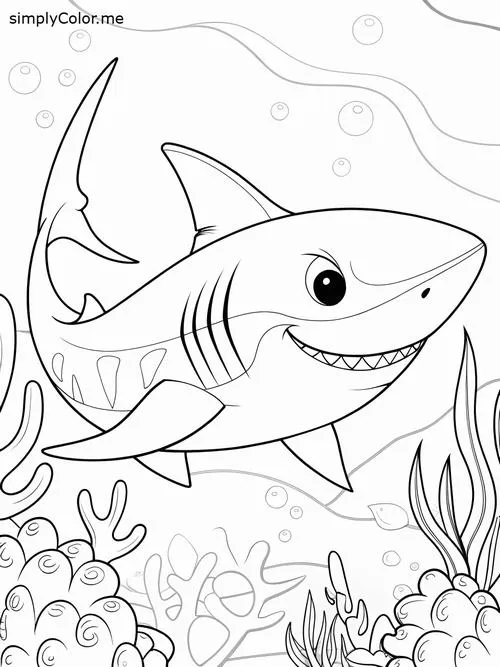 Chú cá mập làm thợ rèn đang miệt mài đập những thanh sắt dưới lòng núi lửa ngầm tạo nên bầu không khí hừng hực nhiệt huyết