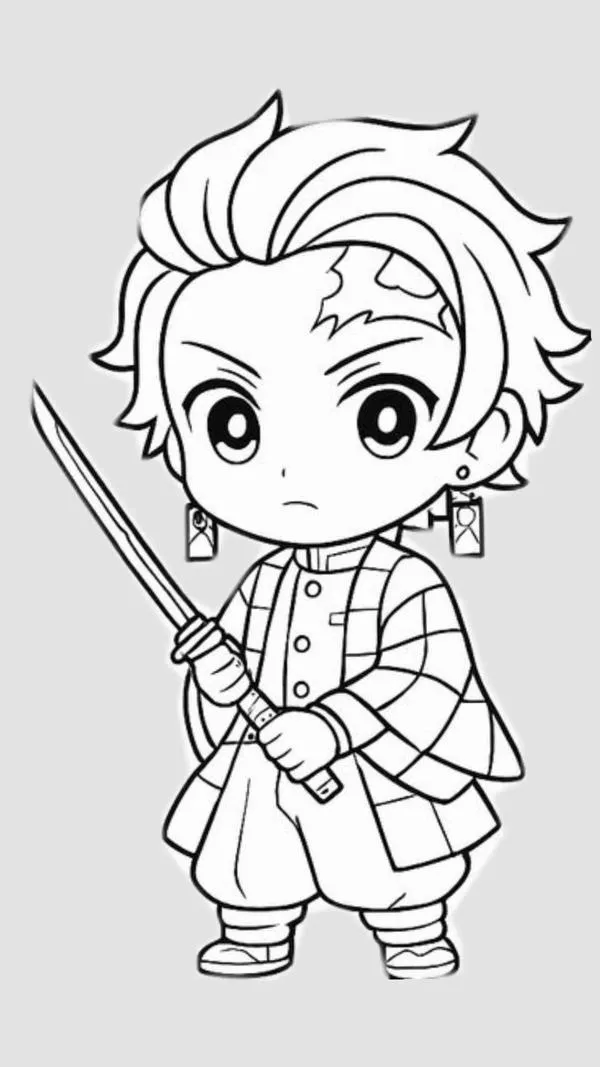 Lưu ngay 35 Tranh Tô Màu Tanjiro trong đồng phục Sát Quỷ Đội và hành trình diệt quỷ đầy quả cảm