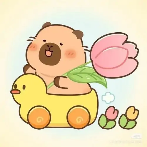 Bé chuột lang ngồi trong thư viện chăm chú đọc sách với cặp kính cận trên sống mũi trông thật trí thức khi đang tìm hiểu về các loài ăn thực vật.