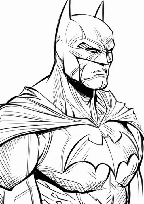 Top 67 Tranh Tô Màu Batman Người Dơi với áo choàng đen mặt nạ dơi và khí chất người hùng Gotham