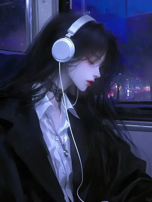 Tổng hợp 88 Hình Ảnh Anime Nữ Buồn cô đơn với tông màu tối và khung cảnh tĩnh mịch đầy chất thơ