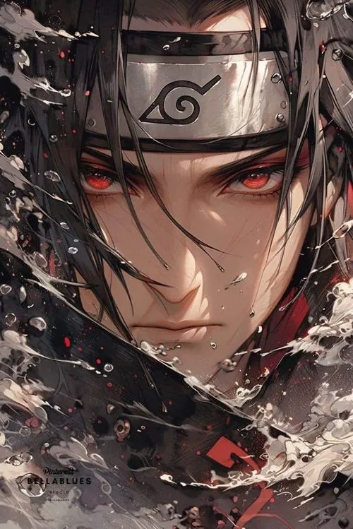 130 Hình Nền Itachi Uchiha 4k cực ngầu với đàn quạ đen và ánh mắt vạn hoa đồng siêu lạnh lùng