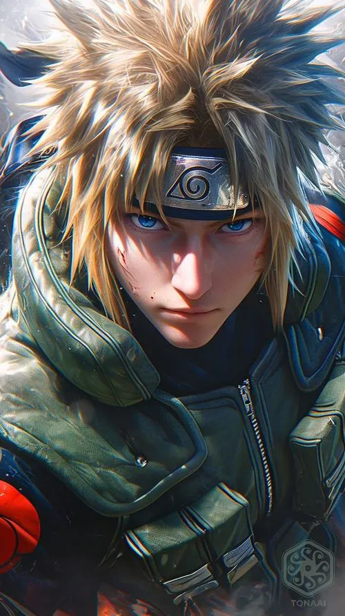 60 Hình Nền Minato Namikaze 4K đẹp uy nghiêm với kunai đặc chế và thần thái tia chớp vàng