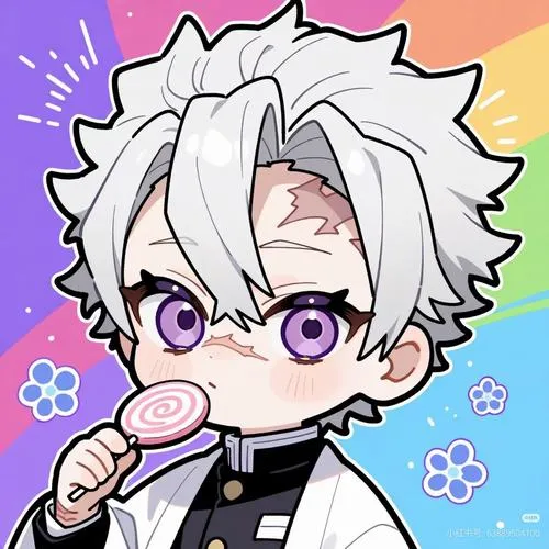 Top 80 Hình Ảnh Sanemi Chibi nhìn cọc cằn mà cưng xỉu với tóc gai góc và mắt trắng dã