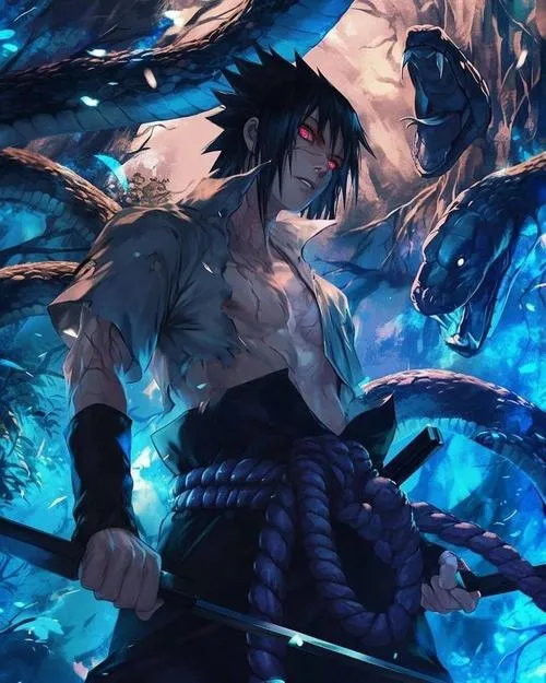 115 Ảnh và Hình nền Sasuke Uchiha 4K đẹp với Sharingan đỏ rực và sắc tím lạnh lùng