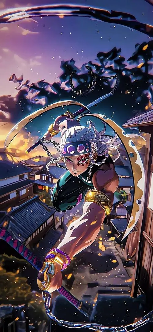 50+ Hình nền Uzui Tengen Âm Trụ 4K đẹp đậm chất chiến binh cuốn hút từ ánh mắt đến song đao