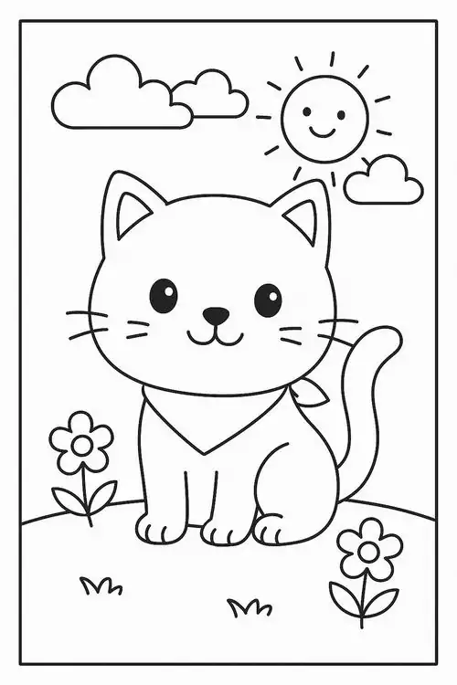 Chú mèo ngồi lặng lẽ bên bậu cửa sổ nhìn ra ngoài trời xa xăm với ánh mắt chứa đựng sự suy tư.