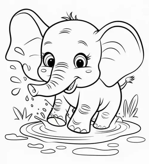 Voi thợ xây đội mũ bảo hộ màu vàng đang dùng vòi nhấc những viên gạch nặng nề để xây dựng ngôi nhà cho bầy đàn.