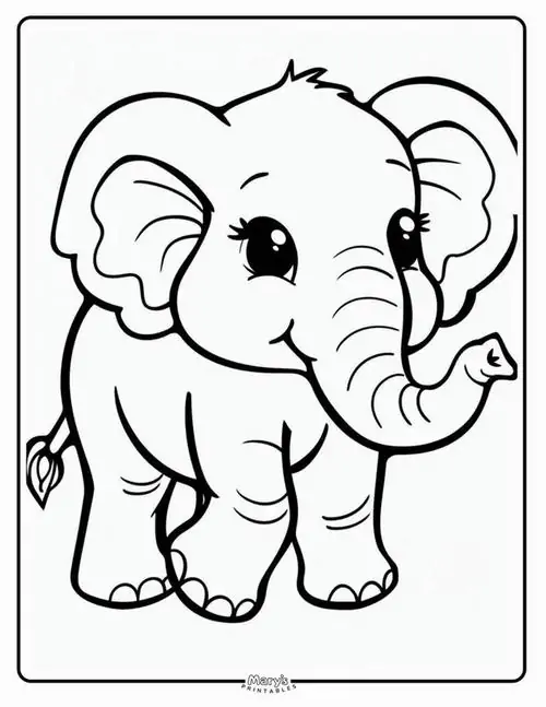 Voi khổng lồ đeo tạp nề hoa nhí đang bận rộn nướng những chiếc bánh quy thơm phức trong gian bếp ấm cúng của động vật ăn cỏ.