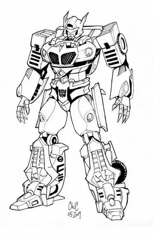 BST 99 Tranh Tô Màu Robot Chiến Đấu đơn giản cho bé trai mê khoa học công nghệ và viễn tưởng