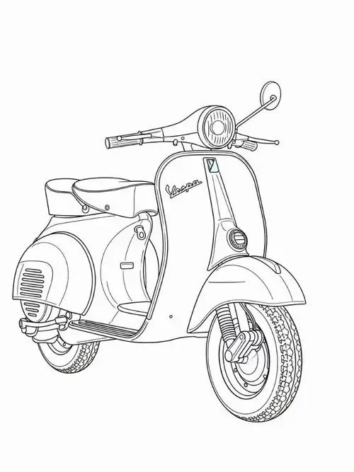 In free 80 Tranh Tô Màu Xe Máy (Motor phân khối lớn) đẹp cho bé trai đam mê tốc độ
