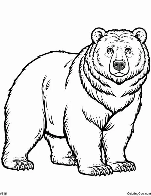 Chú gấu nâu đang đứng trên đỉnh ngọn núi cao quan sát toàn cảnh thung lũng xanh mướt phía dưới trong một buổi sáng mùa hè rực rỡ.