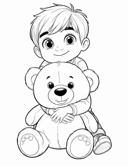 Một chú gấu nhỏ đang khoác lên mình chiếc áo choàng phù thủy và cầm cây gậy phép thuật tạo ra những luồng sáng lấp lánh kỳ ảo.