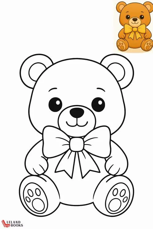 Hình ảnh chú gấu đeo cặp kính cận đang say mê nghiên cứu những chiếc lá khô đủ màu sắc trong cuốn sổ sưu tập thực vật.