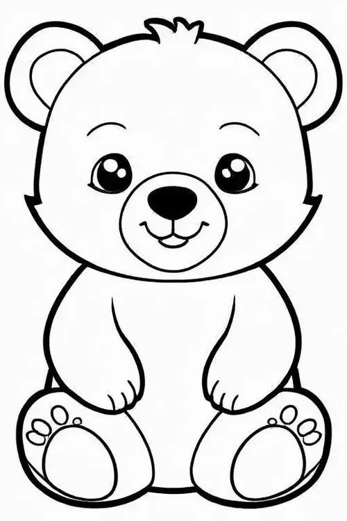 Bé gấu nhỏ đang đứng trên sân khấu biểu diễn đàn violin với ánh đèn màu lung linh tỏa sáng từ trên trần nhà cao rộng.