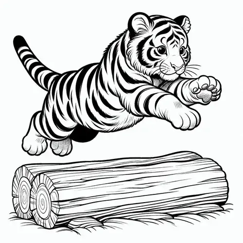 Cả gia đình nhà hổ đang nằm cuộn tròn bên nhau trong hang đá ấm áp để tránh những cơn gió lạnh tràn về giữa rừng lá kim.