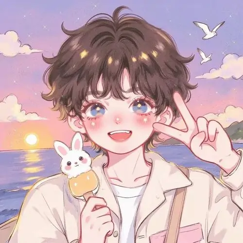 125 Ảnh Avatar Anime Nam Cute với mái tóc bồng bềnh nụ cười hiền lành dễ tạo thiện cảm