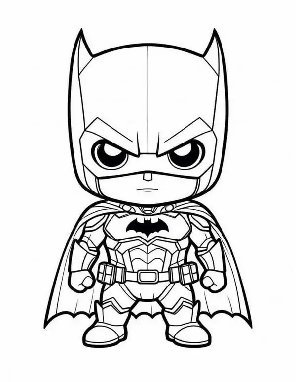 Tải ngay 99 Tranh Tô Màu Siêu Nhân Chibi dễ thương đầu to mắt tròn và gương mặt ngộ nghĩnh