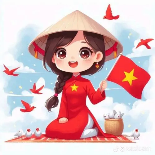 85 Hình Ảnh Chibi Việt Nam cute mang đậm bản sắc dân gian phù hợp làm avatar sticker