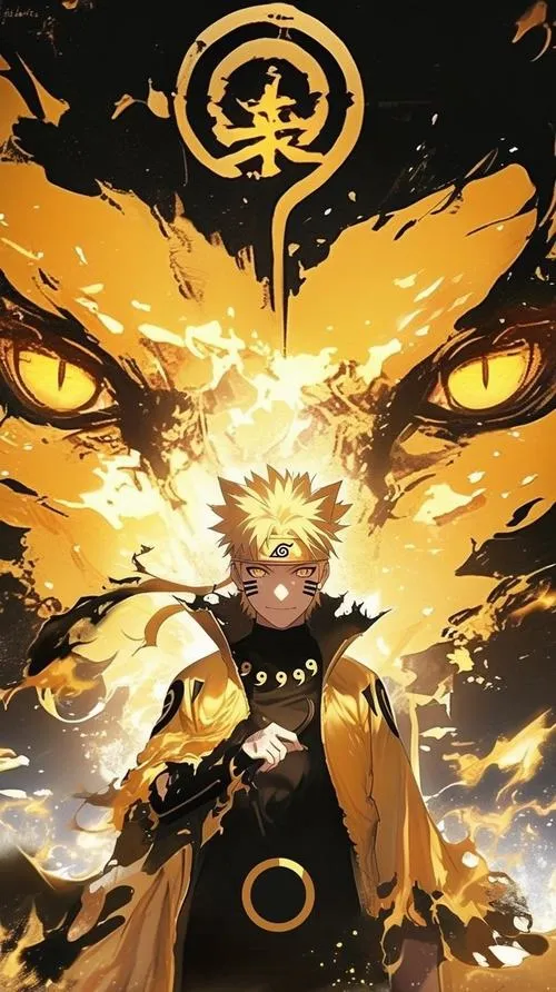 BST 65 Hình Nền Naruto Cửu Vĩ đẹp nổi bật với đồng tử cáo chín đuôi đầy khí chất