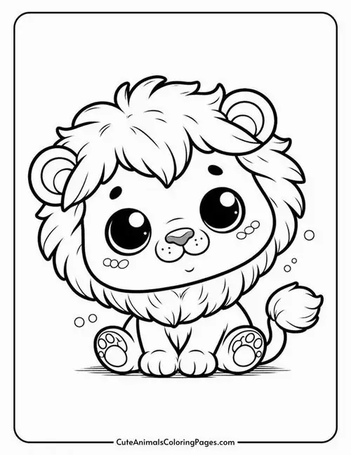 Chú sư tử nhí đang chơi bập bênh cùng một chú gấu trúc nhỏ trong công viên vào buổi chiều hoàng hôn nhuộm đỏ chân trời.