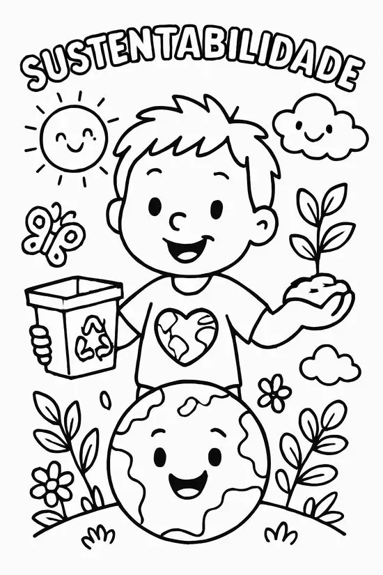 Tải ngay 82 Tranh Tô Màu Bảo Vệ Môi Trường đầy ý nghĩa cho bé thêm yêu Trái Đất cây xanh
