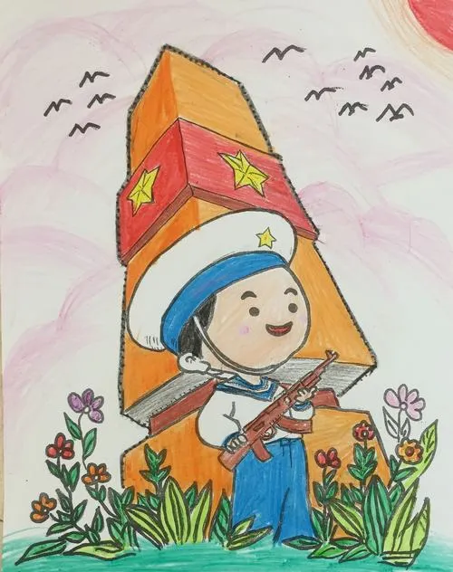 Các chú lính đang cùng nhau khiêng một bức tượng kỷ niệm lớn, tinh thần đồng đội thắt chặt thể hiện qua từng cử chỉ khéo léo và tỉ mỉ nhất.