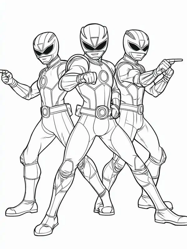 Full 200+ Tranh Tô Màu Siêu Nhân cho bé trai với áo giáp sáng bóng và tư thế chiến đấu cực ngầu