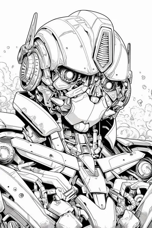 Tổng hợp 112 Tranh Tô Màu Transformer Robot khổng lồ biến hình Cybertron bảo vệ Trái Đất