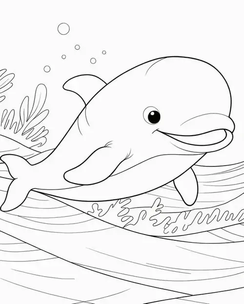 Chú cá nhỏ với gương mặt hớn hở đang tận hưởng cảm giác thư thái khi bơi lội một mình giữa vùng biển cả yên bình và tĩnh lặng.