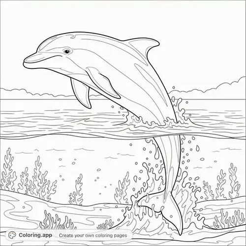 Chú cá vươn mình thật cao làm tung tóe những bọt nước trắng xóa khắp không gian mang lại cảm giác sảng khoái và tự do cực độ.