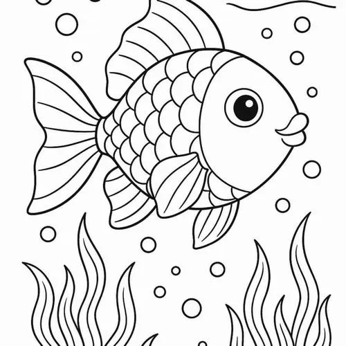 Một chú cá vàng nhỏ đang nhìn lên bầu trời đêm đầy sao qua mặt nước phẳng lặng mang đến một khoảnh khắc đầy mơ mộng