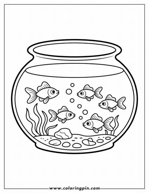 Chú cá vàng khoác trên mình chiếc áo choàng làm từ sợi tơ rêu đang bơi đi tham dự dạ tiệc của muôn loài thủy tộc