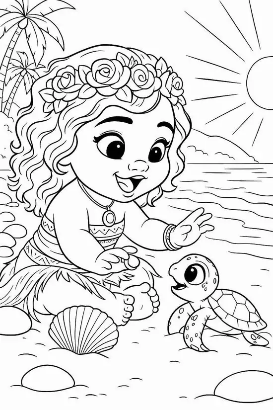 Tải hình tô màu chú mèo con tinh nghịch chơi đùa giữa đám cỏ xanh mướt và đàn bướm bay dập dìu để bé học cách phối màu sáng tạo