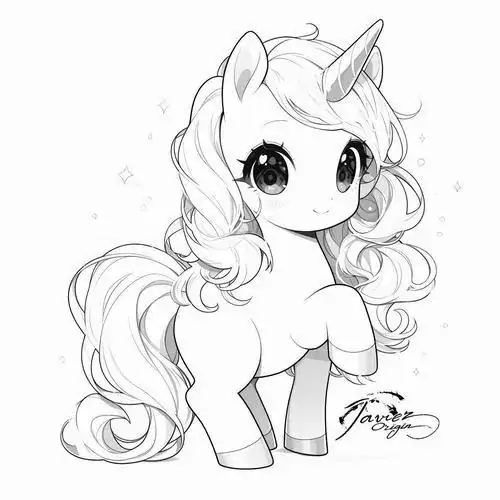 Tải hình tô màu bé ngựa con có đôi mắt to tròn long lanh và bờm ngựa xoăn nhẹ trông vô cùng dễ thương khiến trẻ thích thú khi nhìn thấy.