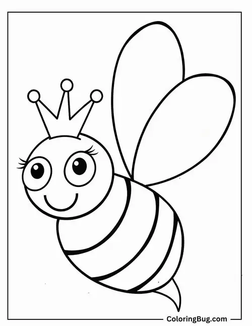 Hình vẽ ong mật đội chiếc vương miện nhỏ xinh xắn trên đầu đại diện cho quyền năng của một ong chúa cai quản cả vương quốc rộng lớn.