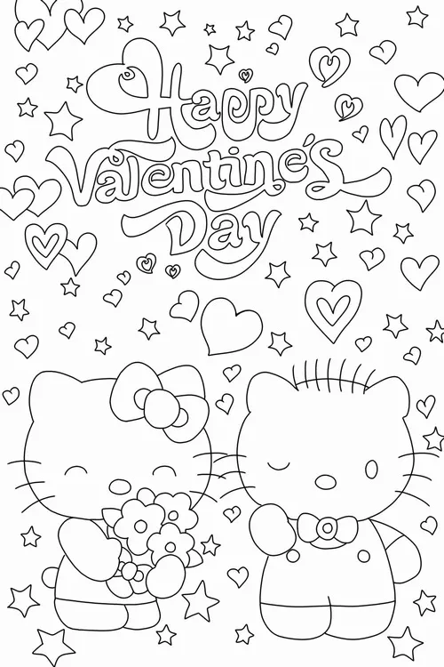 Trang tập tô màu khắc họa cảnh Daniel Star trao tặng đóa hoa rực rỡ cho người bạn thân với biểu cảm chân thành đầy tình cảm cho bé 3 tuổi.