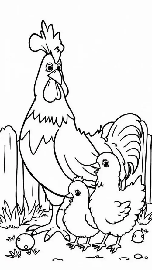 Đại kê vương đứng hiên ngang giữa cánh đồng lúa chín vàng trĩu hạt mang lại cảm giác no đủ và giàu sang của làng quê