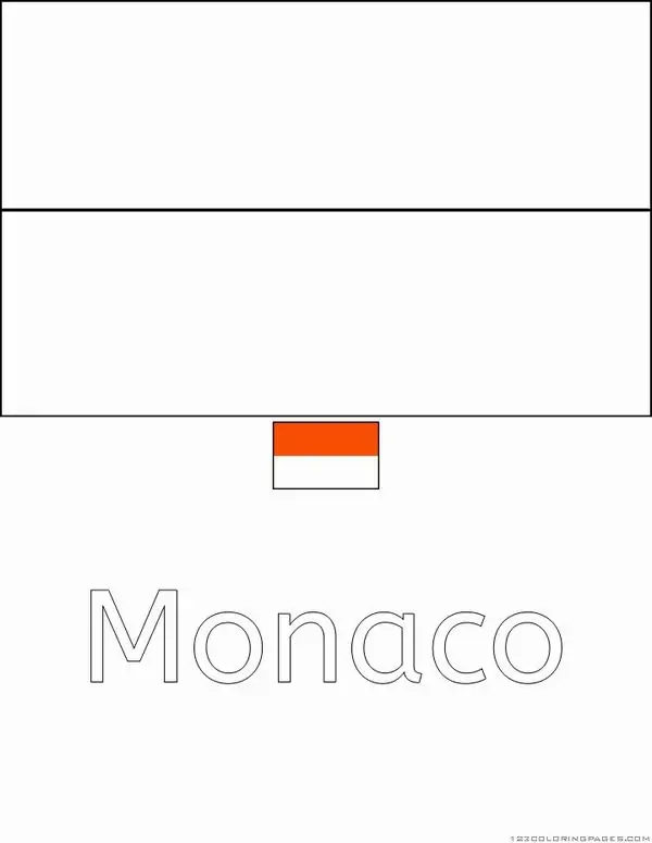 Quốc kỳ Monaco hiện lên với hai dải màu ngang tối giản tạo nên một vẻ đẹp hiện đại và thể hiện rõ chủ quyền đất nước nhỏ bé.