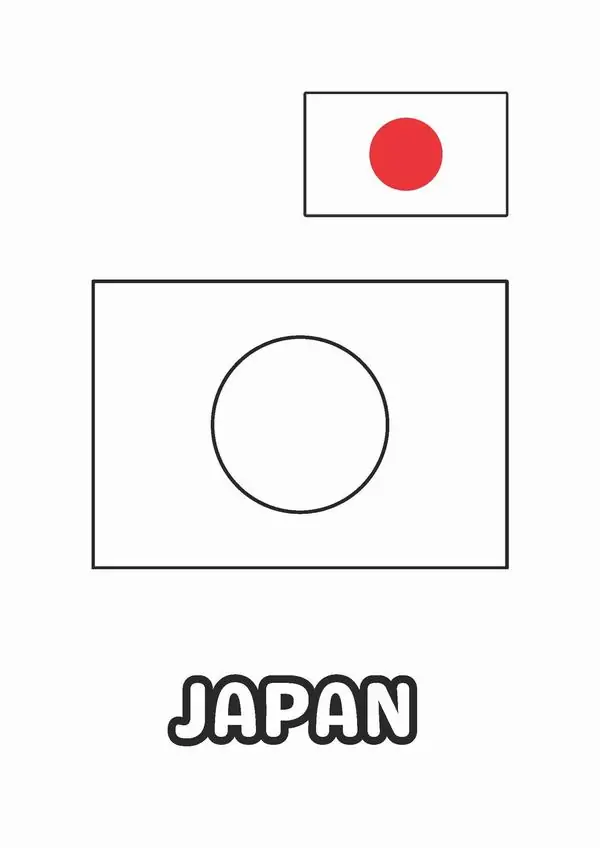 Hình ảnh mặt trời mọc đỏ thắm nằm giữa nền trắng tinh khôi của nước Nhật mang lại cảm giác bình yên và hòa bình rất nhẹ nhàng.