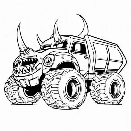 Tổng hợp 43 Tranh Tô Màu Xe Tăng Quái Vật đột biến với giáp vảy thép miệng hố lửa cho trẻ