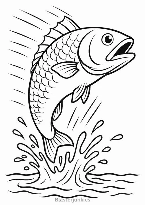 Chú cá hồi dũng cảm đang thực hiện cú nhảy vượt thác nước chảy xiết để trở về nơi nguồn nước mát lành nơi nó đã sinh ra.